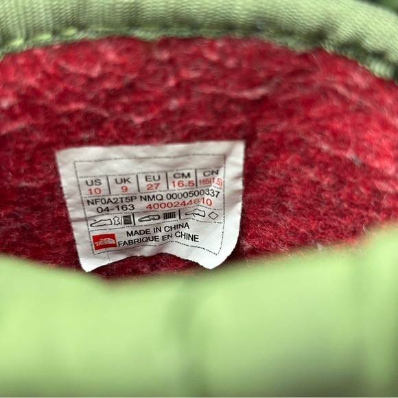 The North Face Kids Green and Black Winter Boots - Picture 8 of 8